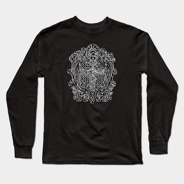 Ornament Jugendstil Art Nouveau Long Sleeve T-Shirt by badlydrawnbabe